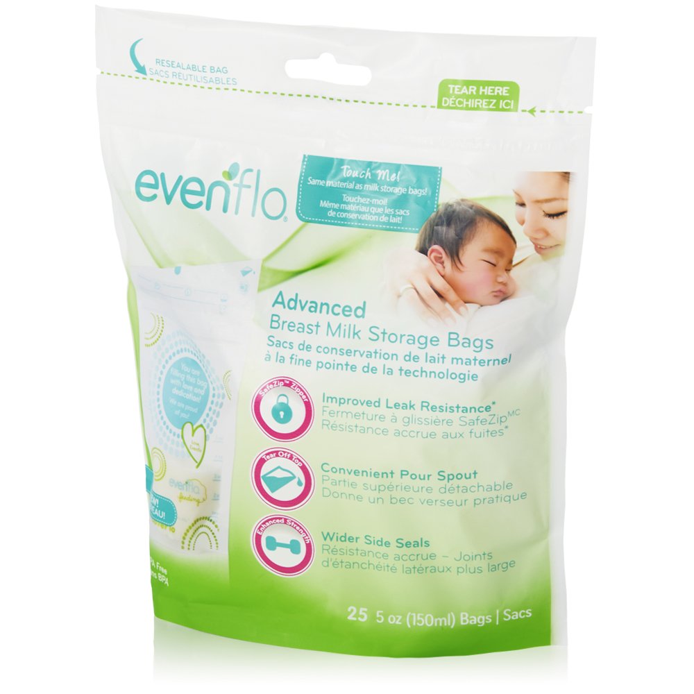 Evenflo S Feeding Advanced Breast Milk Storage Bags 30 Count