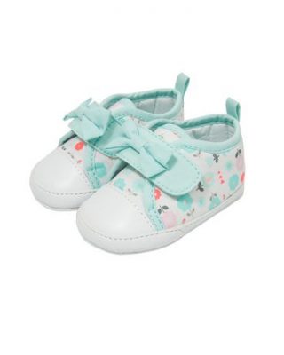 Carter's Child Of Mine Newborn Baby Girl Floral Sneaker Shoe