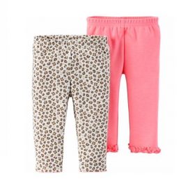 Carter's Child of Mine Baby Girl Trouser Pants, 2-pack