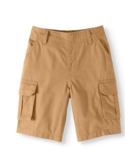365 Kids From Garanimals Boys' Woven Cargo Shorts-Brown