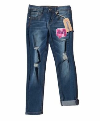 WALLFLOWER GIRLS TWO WAYS WEAR SKINNY GEANS-ADJUSTABLE WAIST