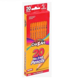 CRA-Z-ART 20 PACK OF YELLOW HB PENCILS