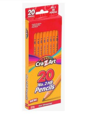 CRA-Z-ART 20 PACK OF YELLOW HB PENCILS