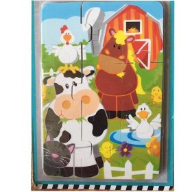GOMMES ERASER FARM PUZZLE,9 PCS