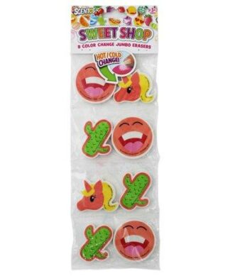 Scentos Sweet Shop 8 Colour Change Jumbo Eraser