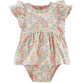 Carter's Baby Girl Floral Jersey Dress Sunsuit