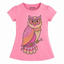 Generic Glitter Dotted Owl Tee
