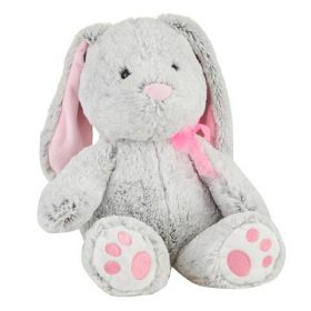 Medium Plush Grey Teddy Bunny -12 inches