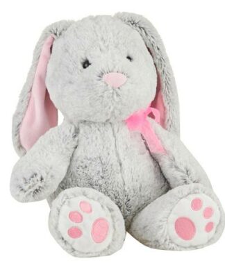 Medium Plush Grey Teddy Bunny -12 inches