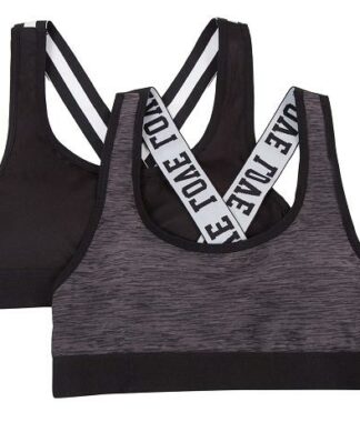 Fruit Of The Loom Girls Banded Sports Bra Top - Underwear
