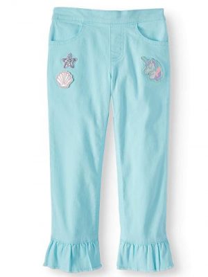Garanimals 365 Kids Kick Ruffle Cropped Pant Girls Trouser Pant