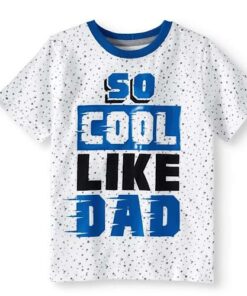 365 Kids Boys' Short Sleeve Graphic Tee-Cool Like Dad