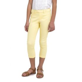Jordache Girls Color Wash Crop Jeggings Jeans- Yellow