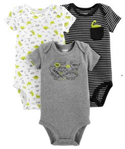 Carter's Child Of Mine Newborn Baby Boy 3pk Bodysuit Packs