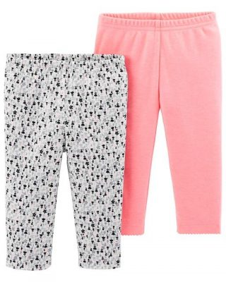 Carter's Child Of Mine Newborn Baby Girl 2 Pack Trouser Pant