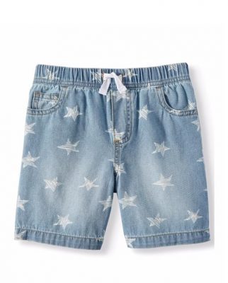 Americana Boy's Starred Jeans Trouser Shorts