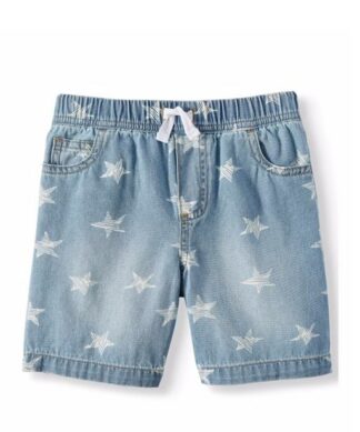 Americana Boy's Starred Jeans Trouser Shorts
