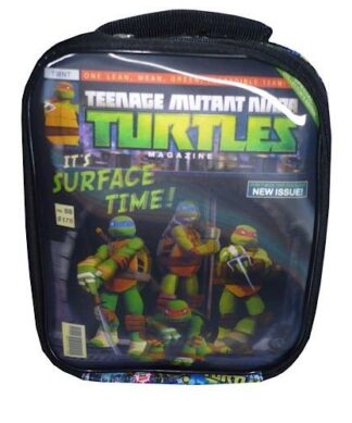 NICKELODEON TEENAGE MUTANT NINJA TURTLES TMNT COMIC BOOK LUNCH BAG,BOX