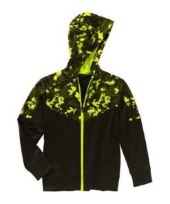 Tech Full Printed Sleeve Boy Hoodie- BG Matrix