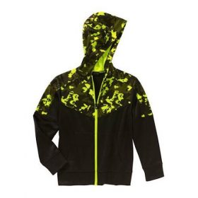 Tech Full Printed Sleeve Boy Hoodie- BG Matrix