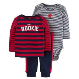 Carter's Child Of Mine Newborn Baby Boys 3-Piece Set Rookie