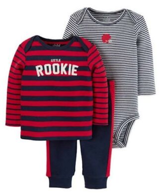 Carter's Child Of Mine Newborn Baby Boys 3-Piece Set Rookie