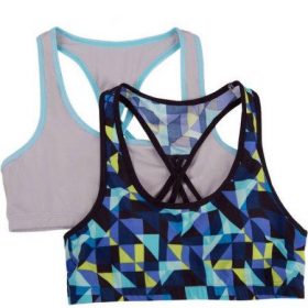 MICRO STRETCH GIRLS BRA TOP BRALETTE,2-PACK