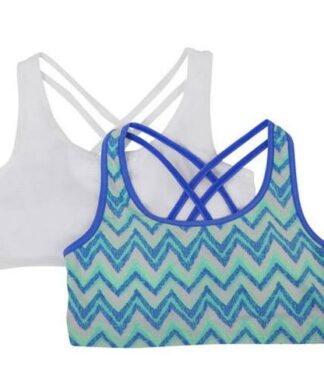 MICRO STRETCH GIRLS BRA TOP BRALETTE UNDERWEAR 2-PACK