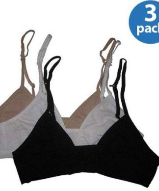 AMAZING CONVERTIBLE GIRLS BRA TOP,BRALETTE UNDERWEAR 3-PACK