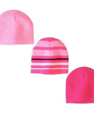 New Born Infant Baby Girls Cap Hat, Pack Of 3