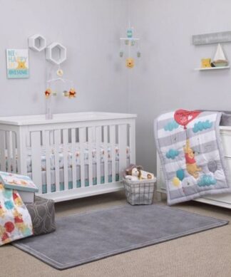 Disney Winnie The Pooh Best Friends 4 Piece Crib Set