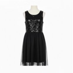 Falls Creek Girls Sequin Dress - Black