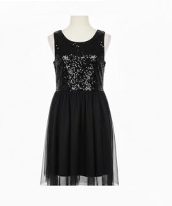 Falls Creek Girls Sequin Dress - Black