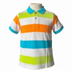 Falls Creek Boys' Short Sleeve Pique Polo Stripe