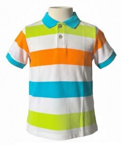 Falls Creek Boys' Short Sleeve Pique Polo Stripe