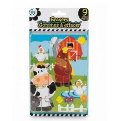 Gommes Eraser Farm Puzzle, 9 Pcs