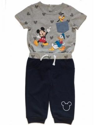 Disney Mickey Mouse & Friend Baby Boy T Shirt & Pant Outfit