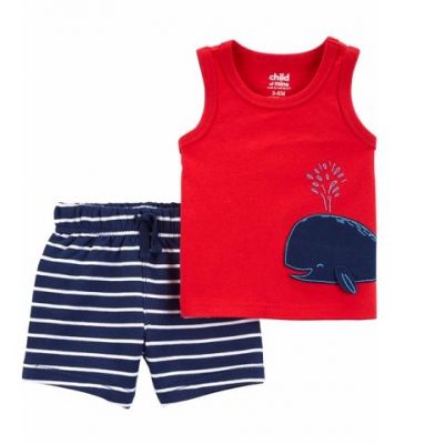 Carter's Child Of Mine Baby Boy Tank Top & Shorts 2pc Set