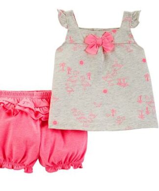 Carter's Child Of Mine Baby Girl Flutter Tank Top & Shorts Set