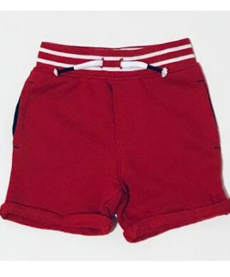 Garanimals Infant Baby Boy French Terry Roll Up Short Knicker Trouser -Red