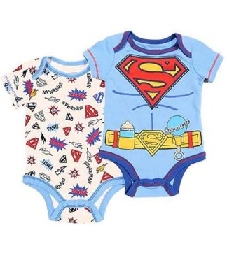 Marvel Superman Baby Boy Bodysuit - 2 Set