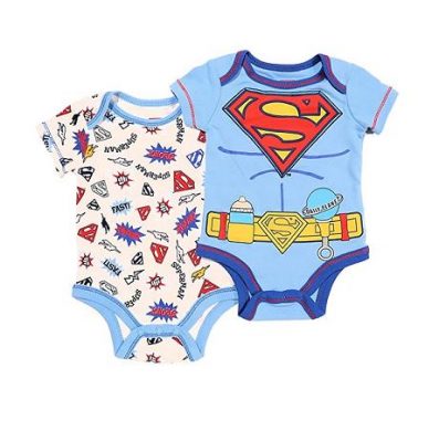 Marvel Superman Baby Boy Bodysuit - 2 Set