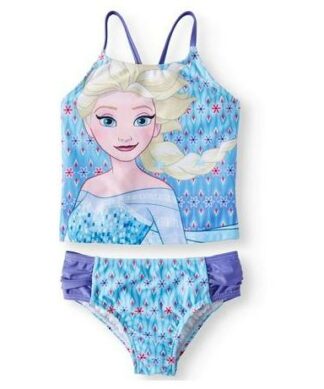 Disney Frozen Toddler Girl Tankini Swimming Suit- Swimsuit