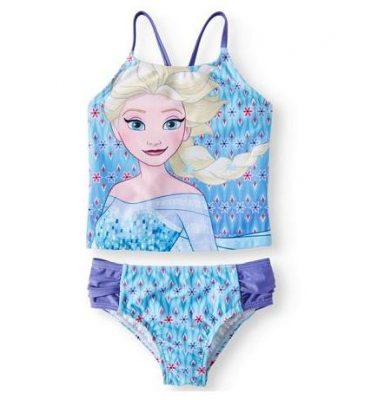 Disney Frozen Toddler Girl Tankini Swimming Suit- Swimsuit