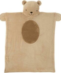 Carter's Child Of Mine Fleece Teddy Bear Baby Blanket & Playmat - Brown