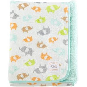 Carter's Child Of Mine Newborn Baby Boy Blanket - Elephant