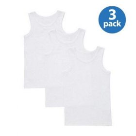 Singlet For Boys - White