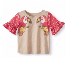 Wonder Nation Toddler Girl Bell Sleeve Blouse Top