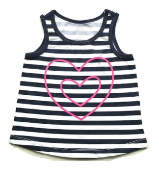 Falls Creek Baby Girl & Toddler Sleeveless Tank Top - Navy Blue