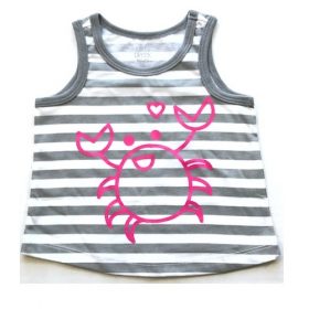 Falls Creek Baby Girl & Toddler Crab Sleeveless Tank Top